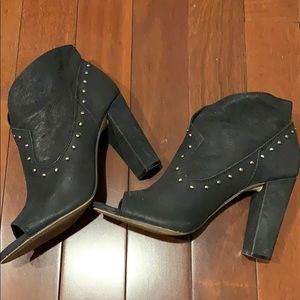 Vince Camuto Peep Toe Booties